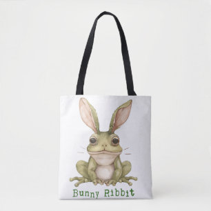 Frosch Hase Kaninchen Schlappohren Kröte Lustig Os Tasche