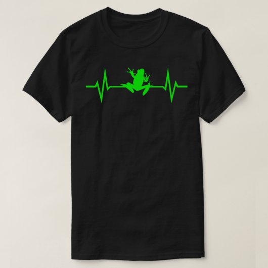 Frosch Heartbeat T-Shirt (Design vorne)