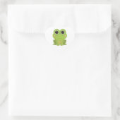 Frosch Herz-Aufkleber (Tasche)