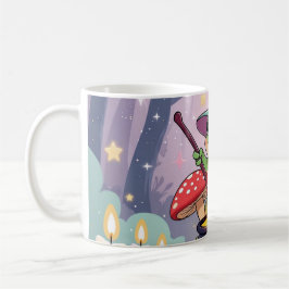 Frosch-Hexe-Kaffeetasse – Kawaii-Potion-Frosch-Hüt Kaffeetasse