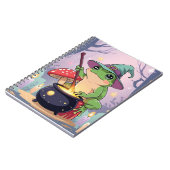 Frosch-Hexen-Journal – Kawaii-Potion-Frosch Notizblock (Linke Seite)