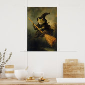 Frosch-Hexen-Kunstposter Gruselige gotische viktor Poster (Küche)