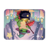 Frosch-Hexen-Magnet – Süßer Potion-Frosch Magnet (Horizontal)