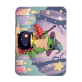 Frosch-Hexen-Magnet – Süßer Potion-Frosch Magnet (Vertikal)