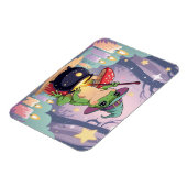 Frosch-Hexen-Magnet – Süßer Potion-Frosch Magnet (Linke Seite)