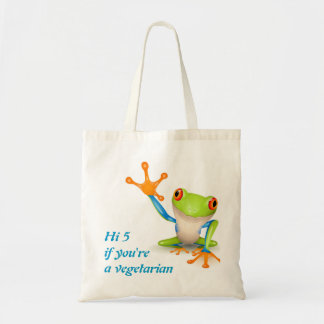Frosch Hi5 für vegetarische Tasche