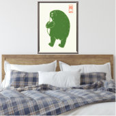 Frosch-Hintern Leinwanddruck (Insitu (Schlafzimmer))