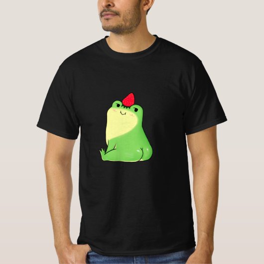 Frosch Hintern Männer T-Shirt (Vorderseite)