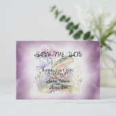Frosch-Hochzeit Save The Date (Stehend Vorderseite)
