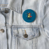 Frosch Huzzah Frosch Ritter Lustiges Schwert Meme Button (Beispiel)