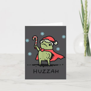 Frosch Huzzah Frosch Ritter Lustiges Schwert Meme  Karte