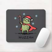 Frosch Huzzah Frosch Ritter Lustiges Schwert Meme Mousepad (Mit Mouse)