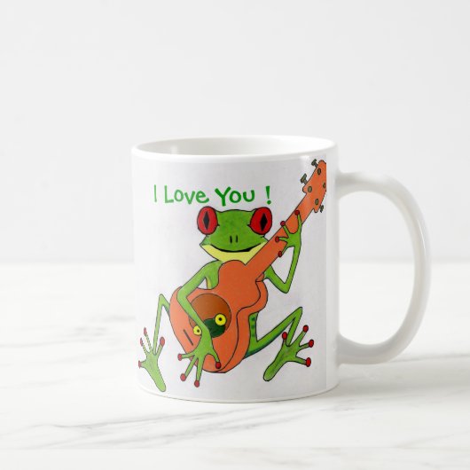 Frosch, i-Liebe Sie! Kaffeetasse (Rechts)
