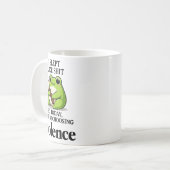 Frosch I Schlief Wie Heute Werde Ich Gewalt Wählen Kaffeetasse (Vorderseite Links)