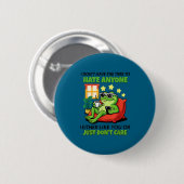 Frosch ich hasse niemanden ich mag dich entweder button (Vorne & Hinten)