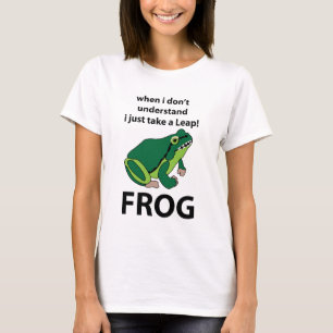 Frosch Ich mache einfach einen Froschsprung T-Shirt