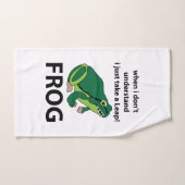 Frosch, ich nehme nur einen Sprung Frosch Handtuch (Handtuch)