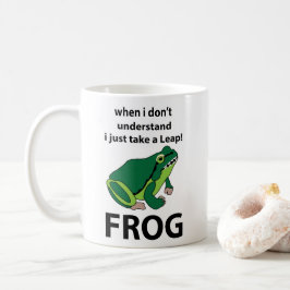 Frosch, ich nehme nur einen Sprung Frosch Kaffeetasse
