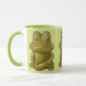 Frosch-Illustration-Azent-Tasse Tasse (Links)