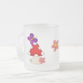 Frosch im Frühling Mattglastasse (Vorderseite Links)