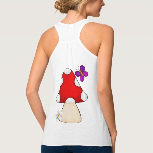 Frosch im Frühling Tank Top (Rückseite)