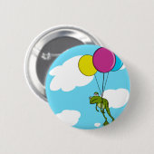 Frosch im Himmel Button (Vorne & Hinten)