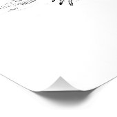 Frosch im Regen-Druck (Teil 3 eines Sets) Poster (Ecke)