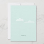 Frosch im Teich Einladung (Rückseite)