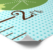 Frosch im Teich / Schildkrötenwachstum Diagramm Be Poster (Ecke)