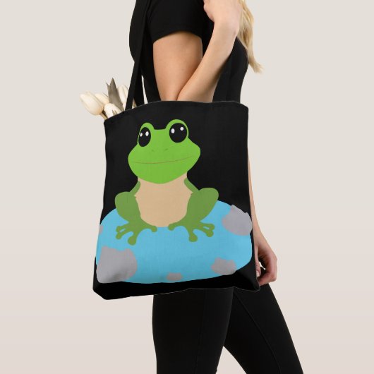 Frosch im Teich Tasche (Von Nahem)