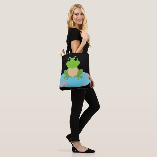 Frosch im Teich Tasche (Am Model)