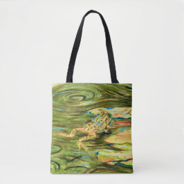 Frosch im Teich - Tasche