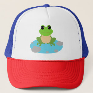 Frosch im Teich Truckerkappe
