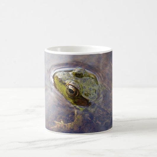 Frosch im Wasser Kaffeetasse (Mittel)