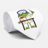 Frosch im Wissenschafts-Labrador Krawatte (Gerollt)