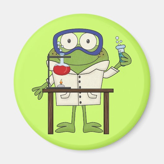 Frosch im Wissenschafts-Labrador Magnet (Vorne)