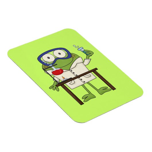 Frosch im Wissenschafts-Labrador Magnet (Rechte Seite)