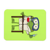 Frosch im Wissenschafts-Labrador Magnet (Horizontal)