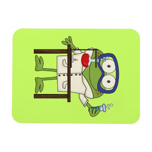 Frosch im Wissenschafts-Labrador Magnet (Horizontal)