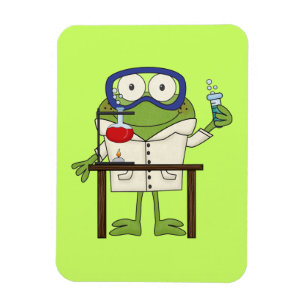 Frosch im Wissenschafts-Labrador Magnet