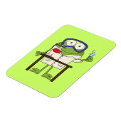 Frosch im Wissenschafts-Labrador Magnet (Linke Seite)