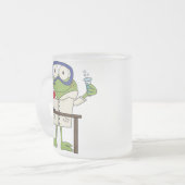 Frosch im Wissenschafts-Labrador Mattglastasse (Vorderseite Links)
