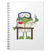 Frosch im Wissenschafts-Labrador Notizblock (Vorderseite)