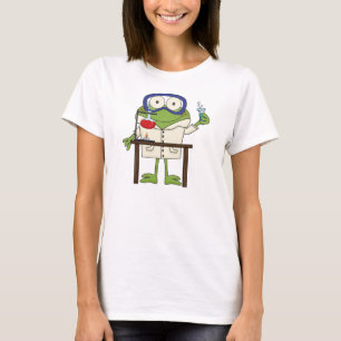 Frosch im Wissenschafts-Labrador T-Shirt