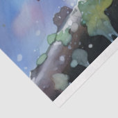 Frosch in Aquarell 3 Decoupage Paper Seidenpapier (Ausschnitt)