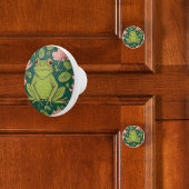 Frosch in Blume Keramikknauf