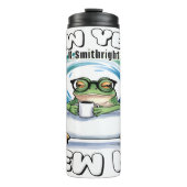 Frosch in der Badewanne New Me Thermosbecher (Vorderseite)