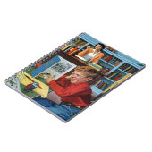 Frosch in der Bibliothek Notizblock (Linke Seite)