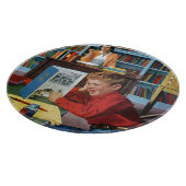 Frosch in der Bibliothek Schneidebrett (Ecke)