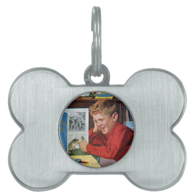 Frosch in der Bibliothek Tiermarke (Vorderseite)